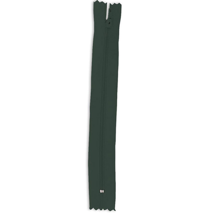 Reißverschluss Unteilbar 14 cm Waldgrün
