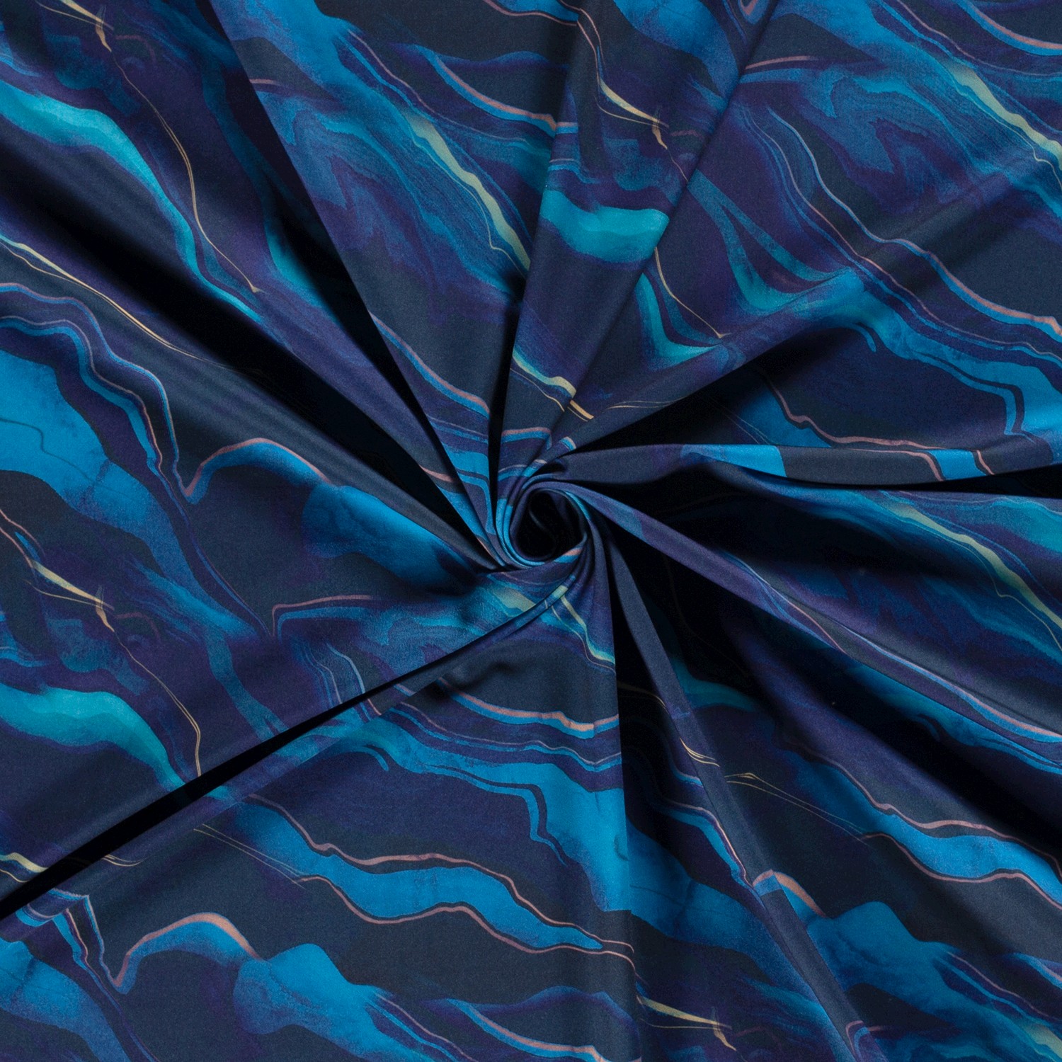 Sportswear Jersey Marmoroptik Blau Digital
