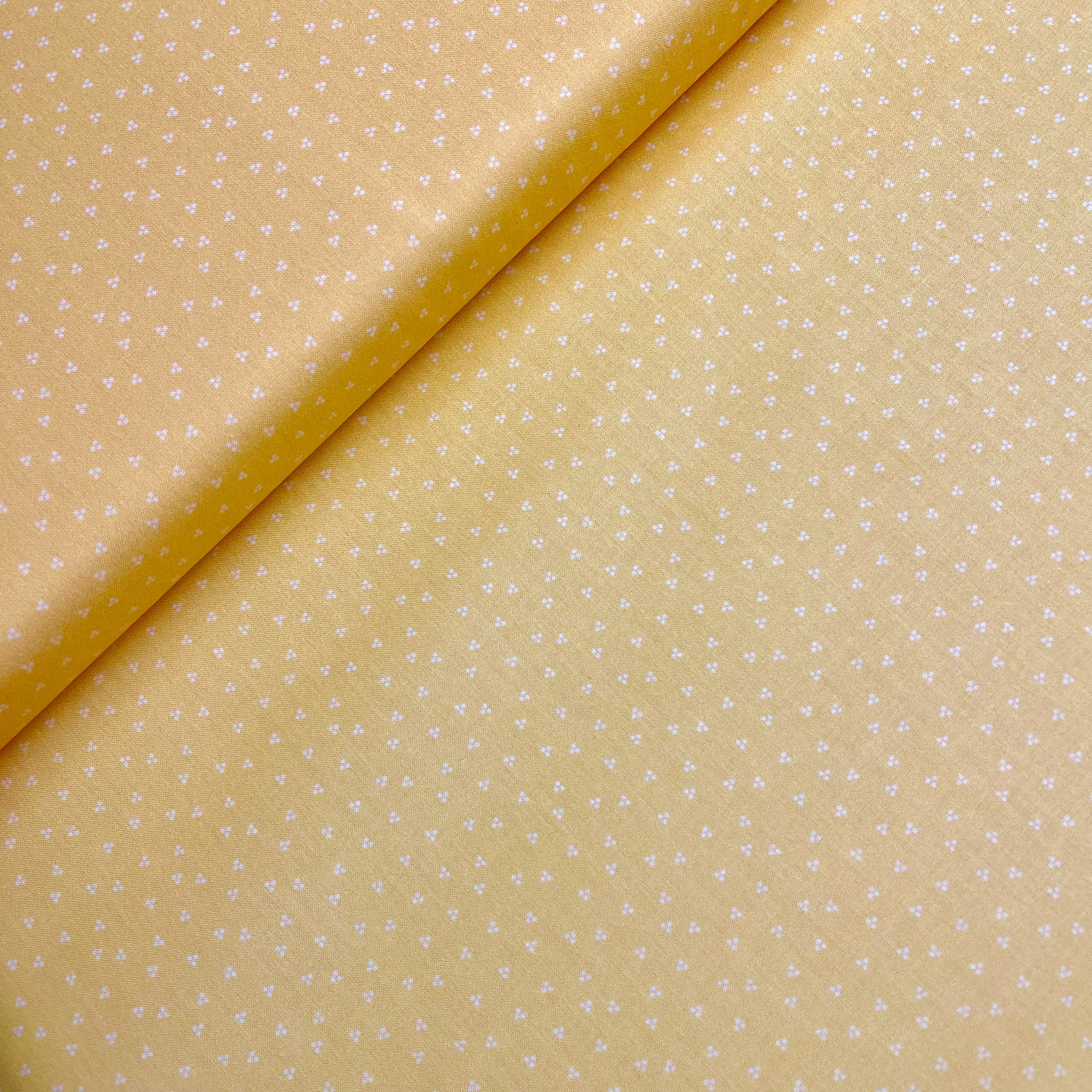Trachten Baumwolle Serie Anke Coord Punkteblümchen Gelb