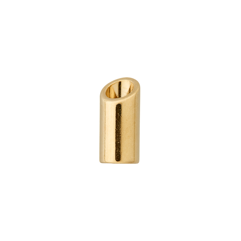 Union Knopf by Prym Kordelende Durchlass 5 mm 15 mm Zylinder Gold