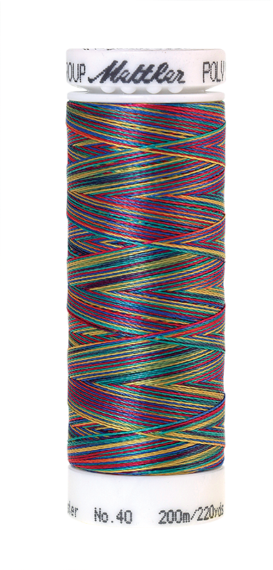 Amann Stickgarn Poly Sheen Multi 200 Meter Confetti Farbe 9916