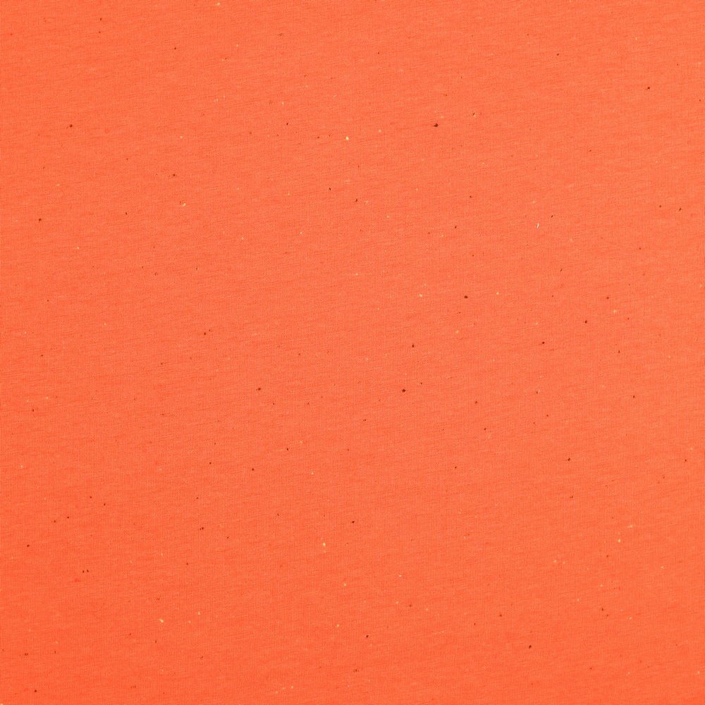 Light Wintersweat Cosy Colors Orange mit gesprenkelten farbigen Pünktchen