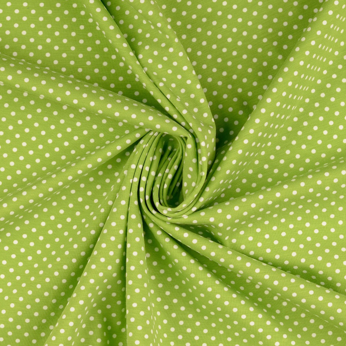 Jersey Little Darling Dots auf Lime