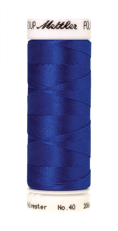 Amann Stickgarn Poly Sheen 200 Meter Electric Blue Farbe 3510