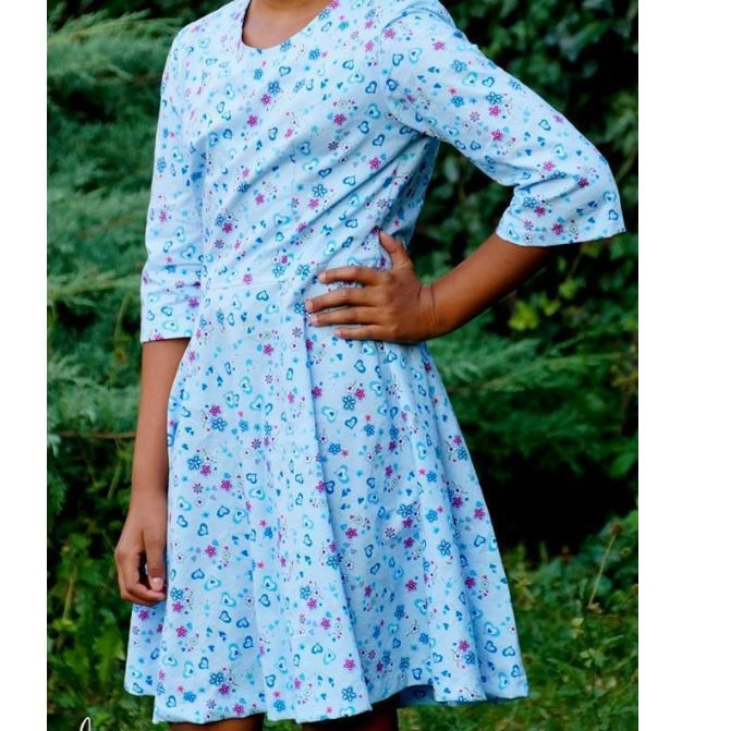 Lillesol & Pelle Papierschnittmuster Basic Kleid Belleza Gr. 80 - 164