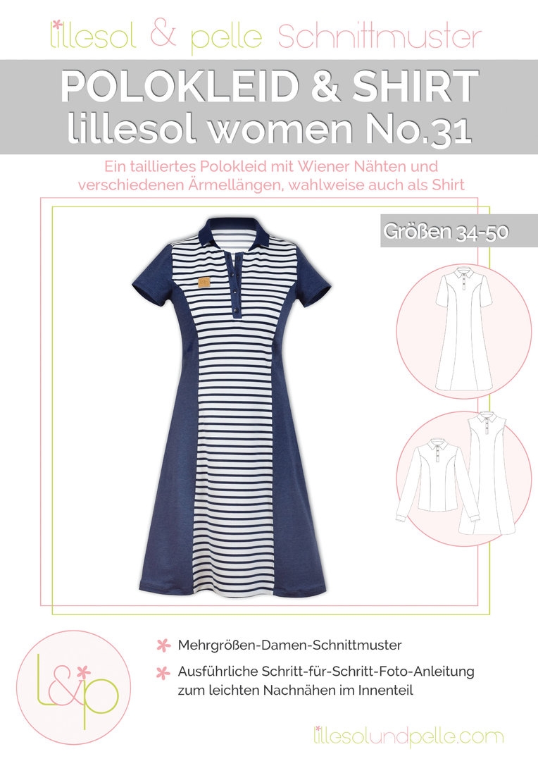 Lillesol & Pelle Papierschnittmuster Women Polokleid & -shirt Gr. 34 - 50