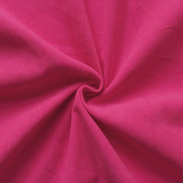 Feincord Uni Pink