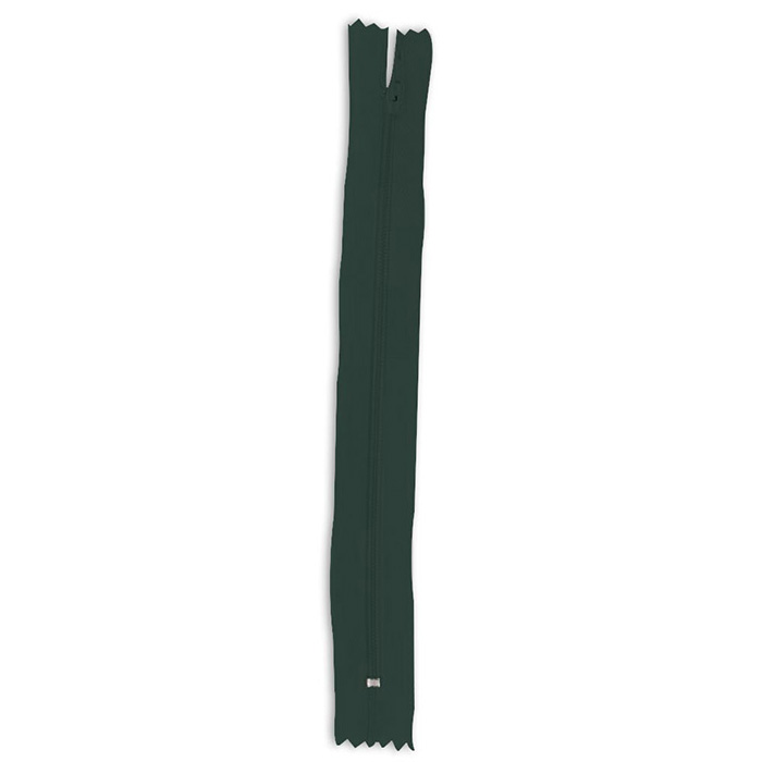 Reißverschluss Unteilbar 14 cm Dunkelwaldgrün