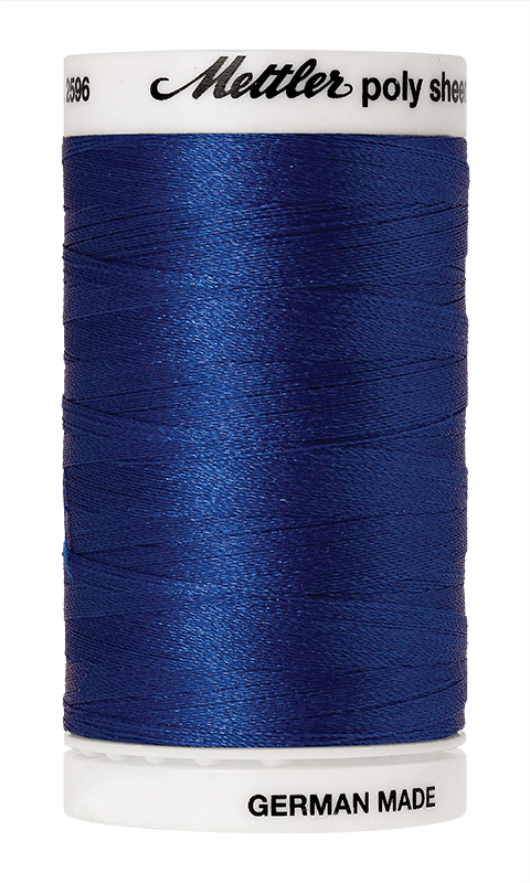 Amann Stickgarn Poly Sheen 800 Meter Blue Farbe 3522