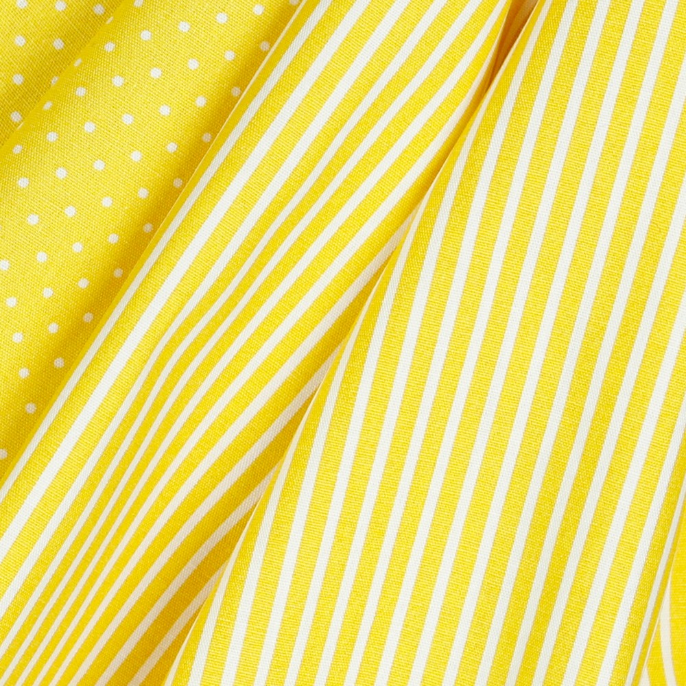 Baumwolle Stripes Gelb