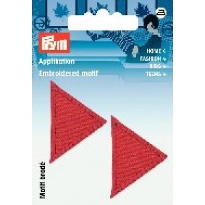 Prym Applikation "Dreiecke" klein Rot
