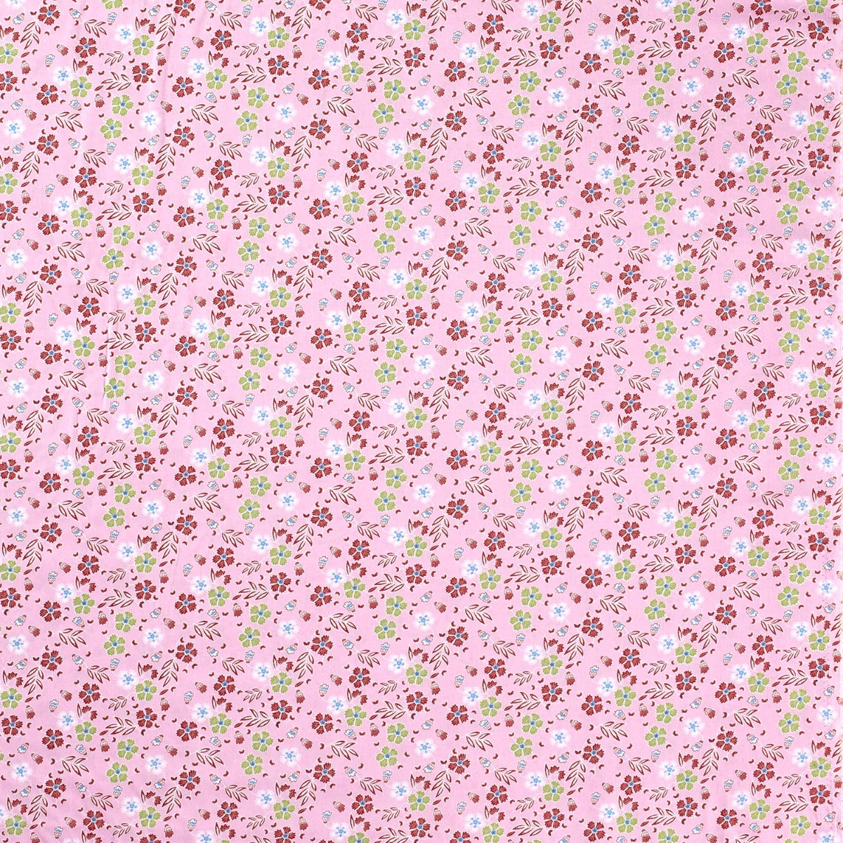 Baumwolle Flowerdream auf Rosa