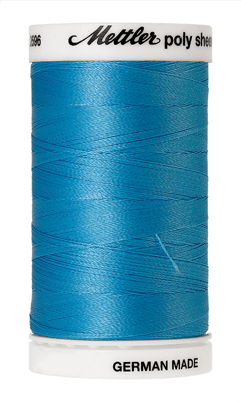 Amann Stickgarn Poly Sheen 800 Meter Crystal Blue Farbe 3910