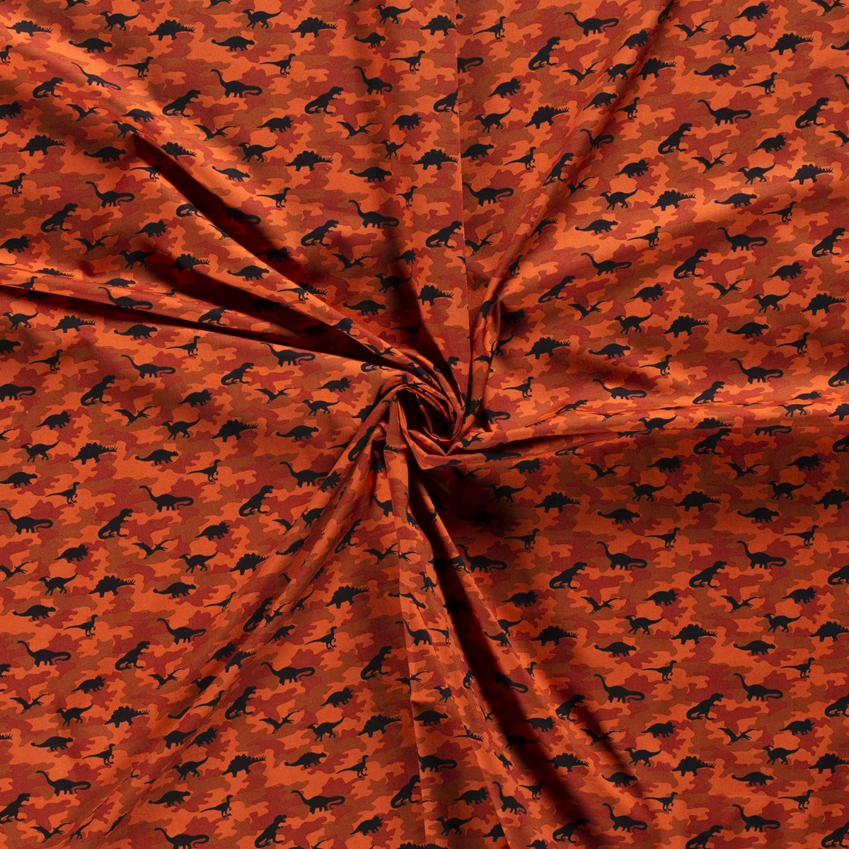 Baumwolle Dino Camouflage Orange