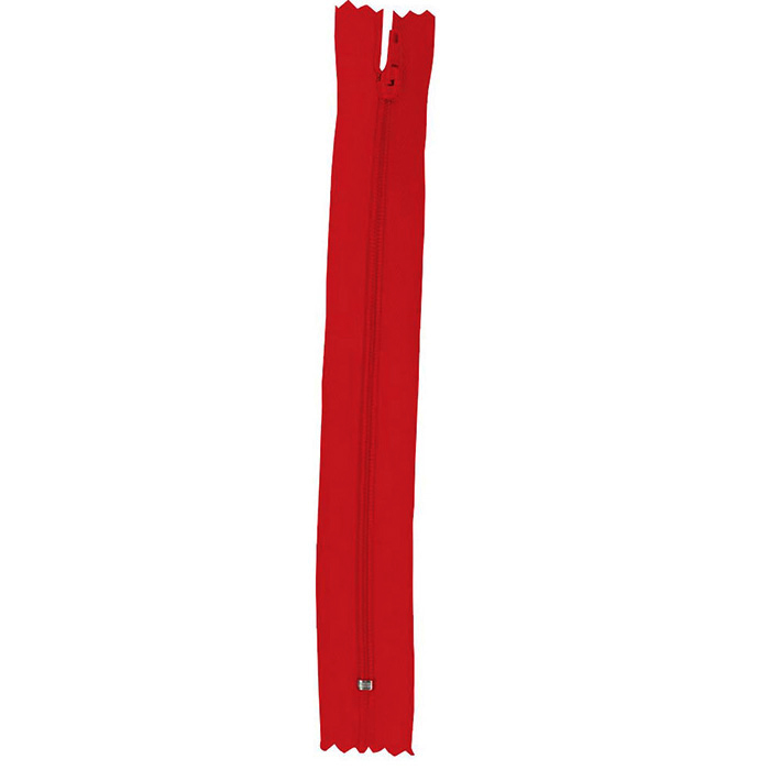Reißverschluss Unteilbar 14 cm Rot