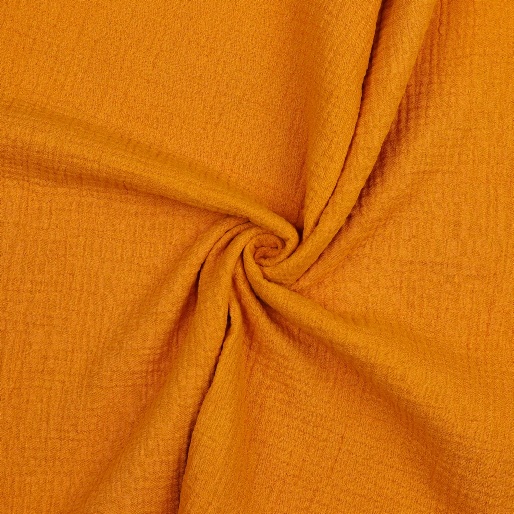 Musselin Uni BIO Orange