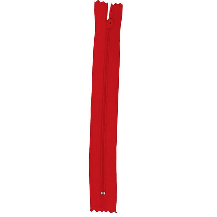 Reißverschluss Unteilbar 20 cm Rot