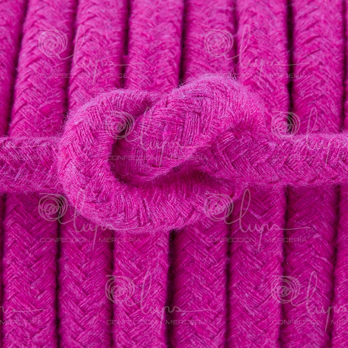 Baumwollkordel "Adam" 8 mm Pink
