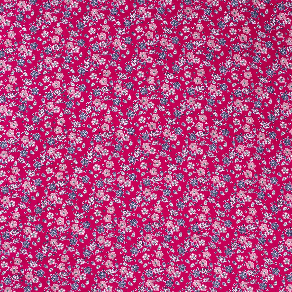 Baumwolle Flowerdream auf Pink