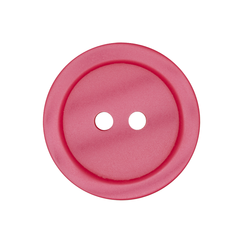 Union Knopf by Prym 2-Loch 15 mm Schimmernd Pink