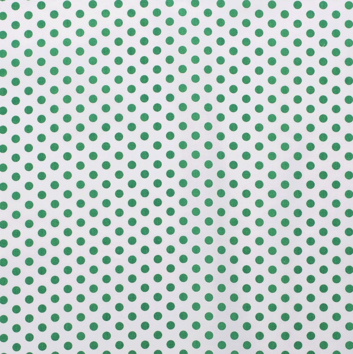 Baumwolle Punkte Standard Weiß/Grün
