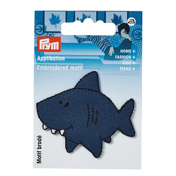 Prym Applikation "Haifisch" Blau