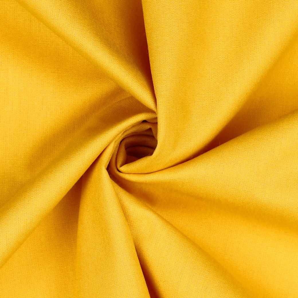 Baumwolle Uni High Quality Yellow