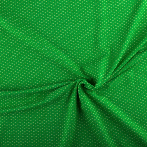 Jersey Kleine Pünktchen Standard Grün