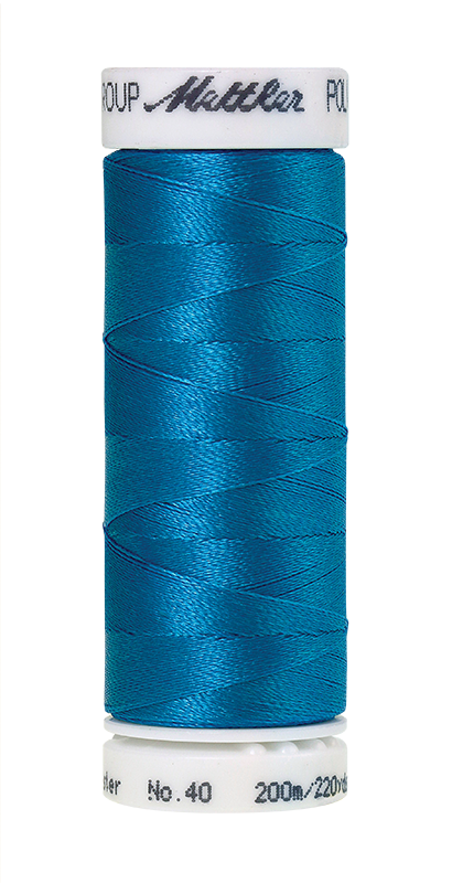 Amann Stickgarn Poly Sheen 200 Meter Pacific Blue Farbe 3906