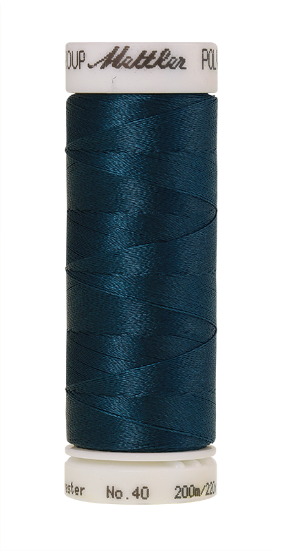 Amann Stickgarn Poly Sheen 200 Meter Tartan Blue Farbe 4033