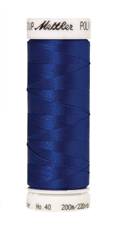 Amann Stickgarn Poly Sheen 200 Meter Flag Blue Farbe 3335
