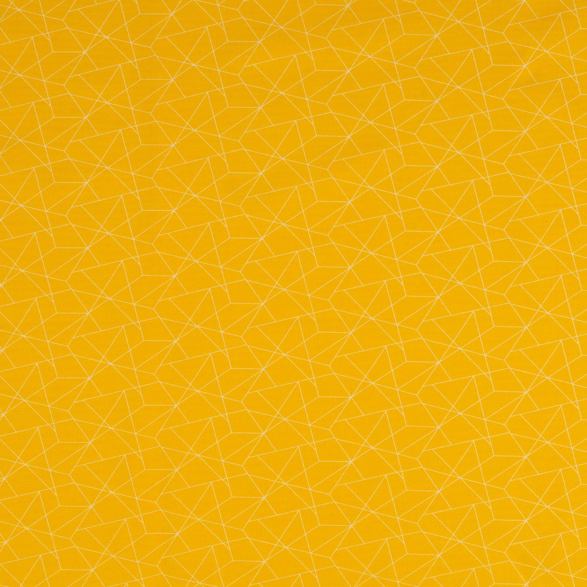 Baumwolle Graphic Lines auf Gelb