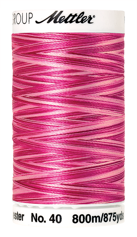 Amann Stickgarn Poly Sheen Multi 800 Meter Lipstick Pinks Farbe 9923