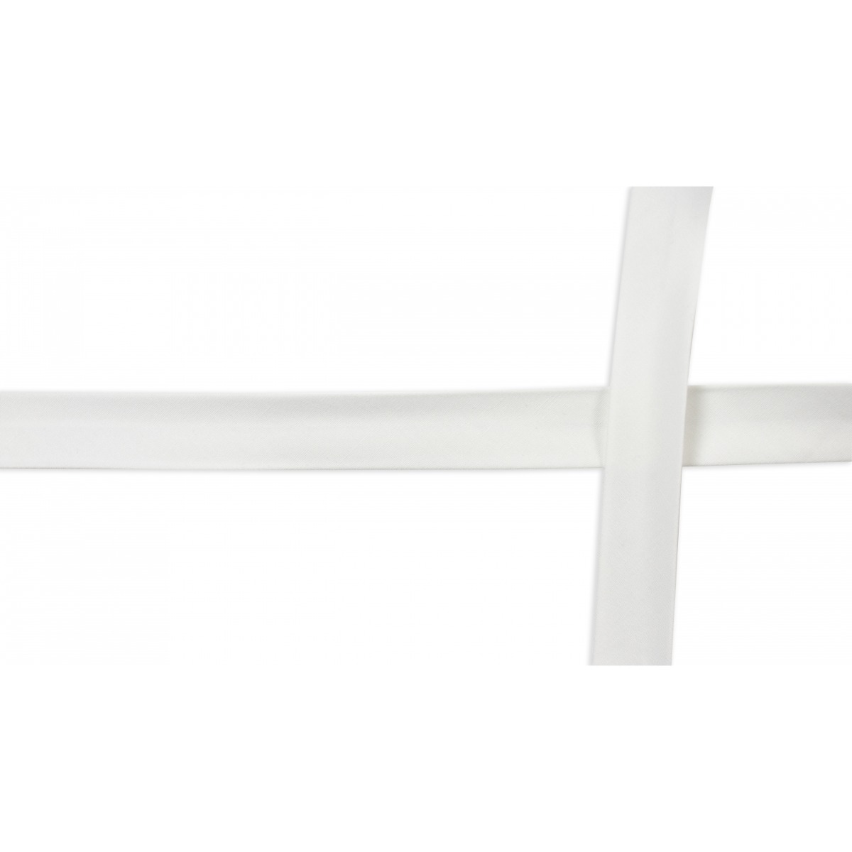 Schrägband Baumwolle 20 mm Uni Weiß