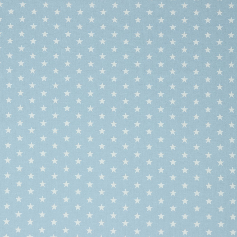 Baumwolle Standard Serie Sterne Mini Babyblau
