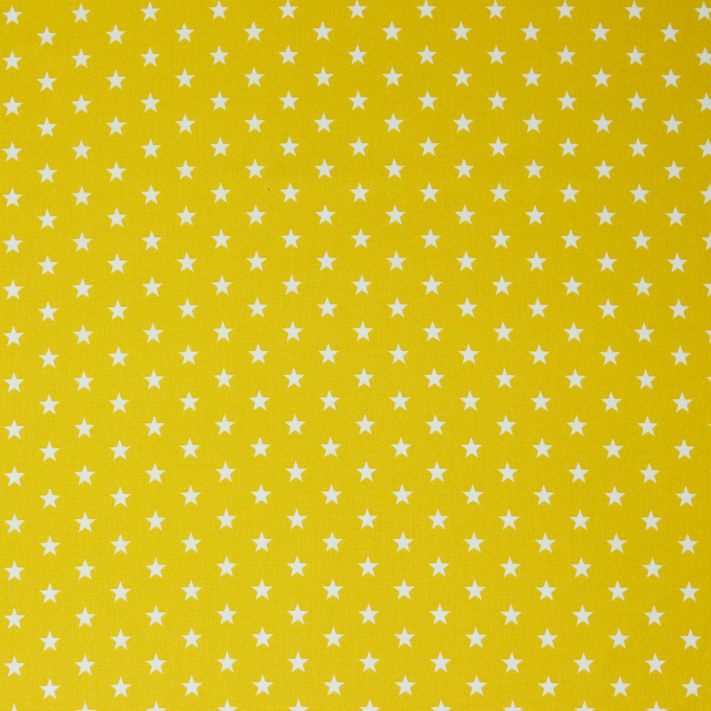 Baumwolle Standard Serie Sterne Mini Gelb