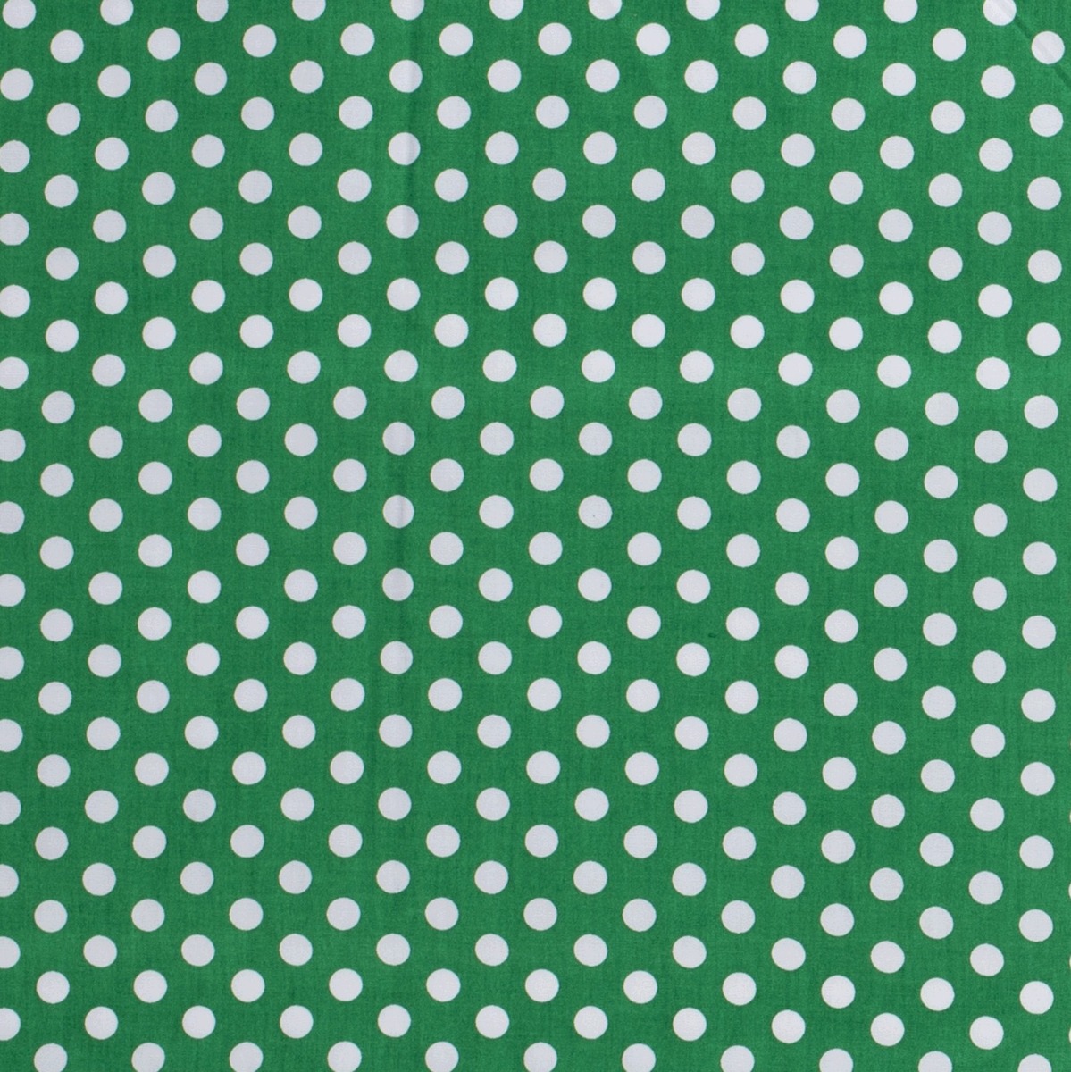 Baumwolle Big Dots Standard Grün