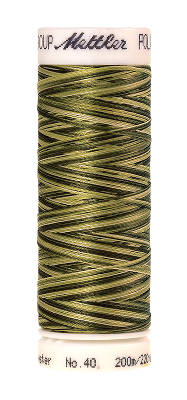 Amann Stickgarn Poly Sheen Multi 200 Meter Mossy Tones Farbe 9976
