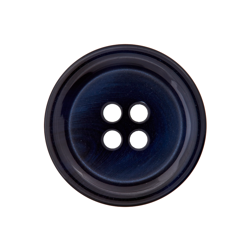 Union Knopf by Prym 4-Loch 20 mm Teller Nachtblau