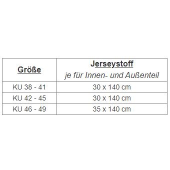 JULAWI Papierschnittmuster Jersey-Sonnenhut KU 38 - 54 cm