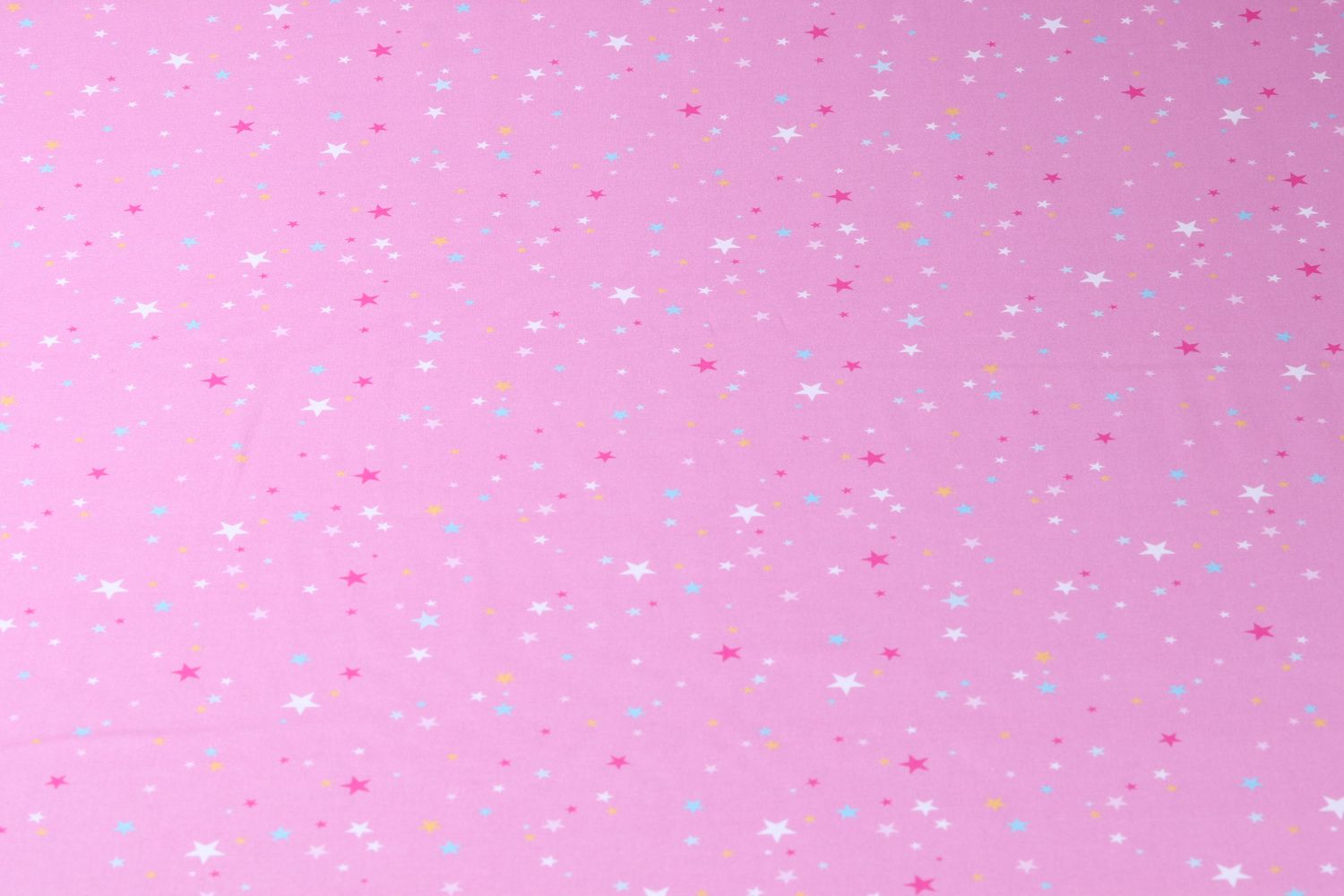 Baumwoll-Popeline - Sternenmeer auf Rosa