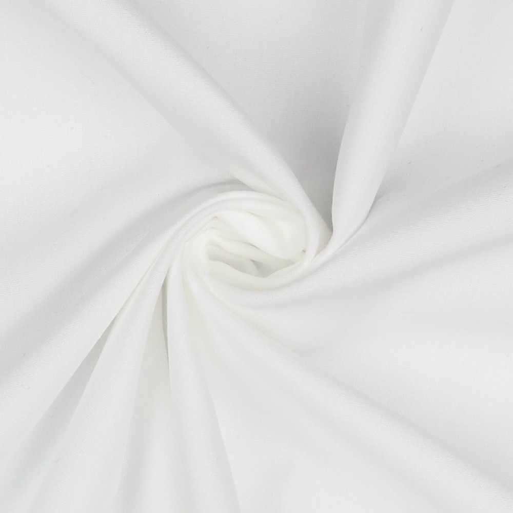 BIO-Baumwolle Uni Weiß