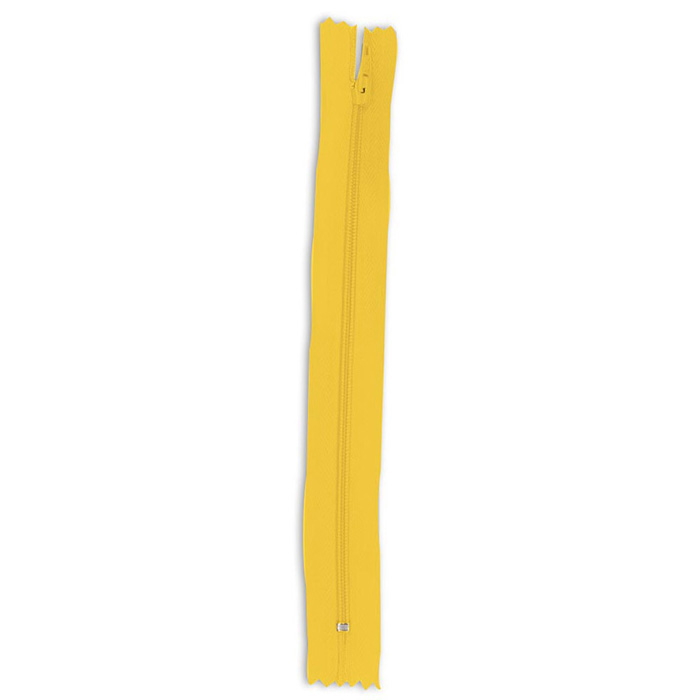 Reißverschluss Unteilbar 14 cm Gelb