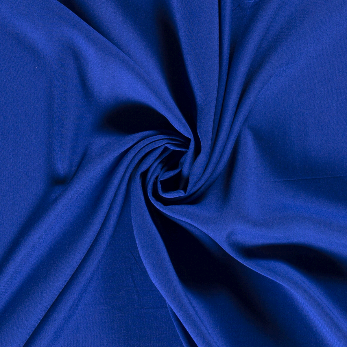 Bekleidungsstoff - Blusenstoff - Viskose Uni Royalblau