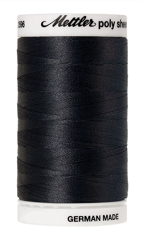 Amann Stickgarn Poly Sheen 800 Meter Charcoal Farbe 4174