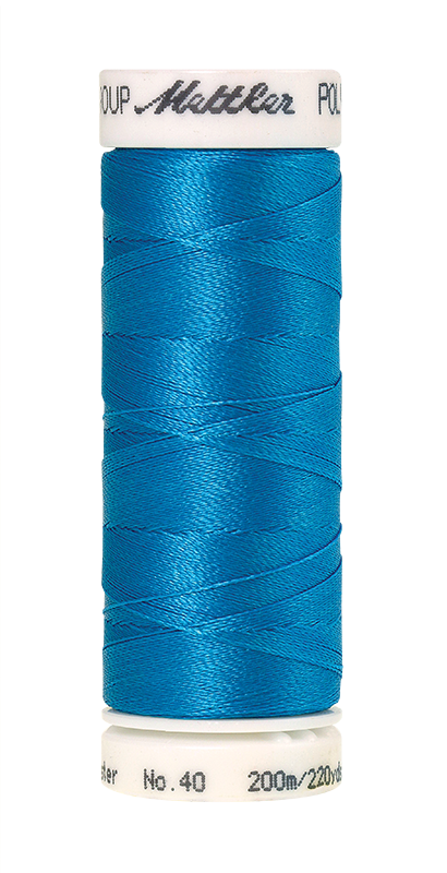 Amann Stickgarn Poly Sheen 200 Meter California Blue Farbe 4103