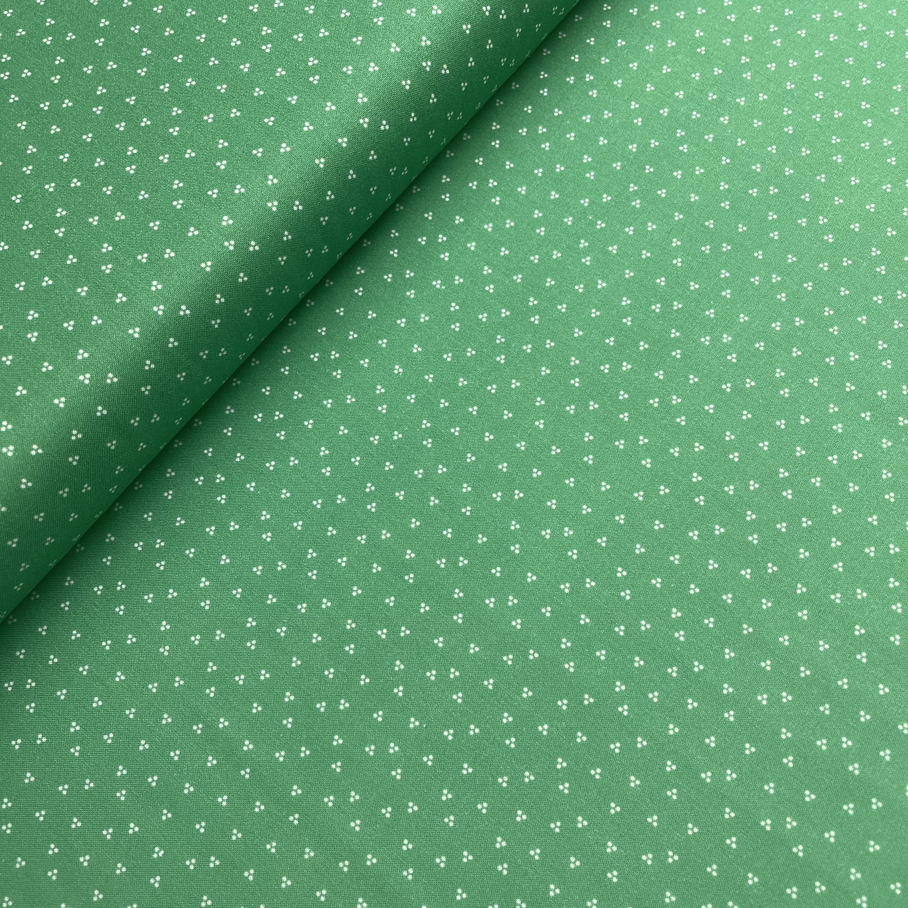 Trachten Baumwolle Serie Anke Coord Punkteblümchen Grün