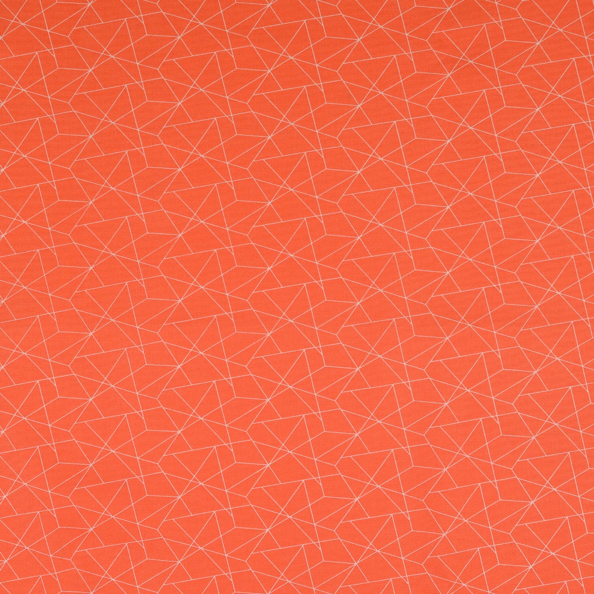 Baumwolle Graphic Lines auf Orange