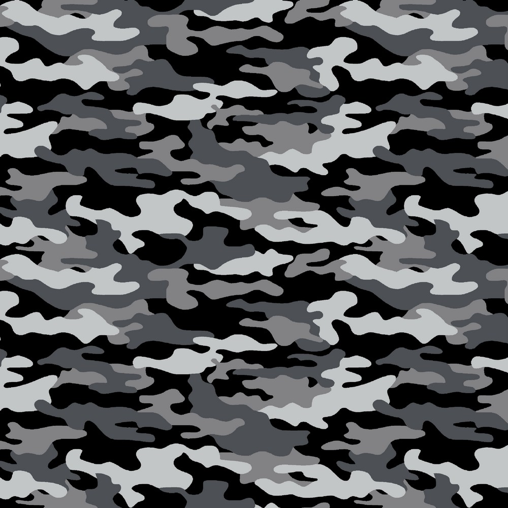 Baumwolle Camouflage Grau