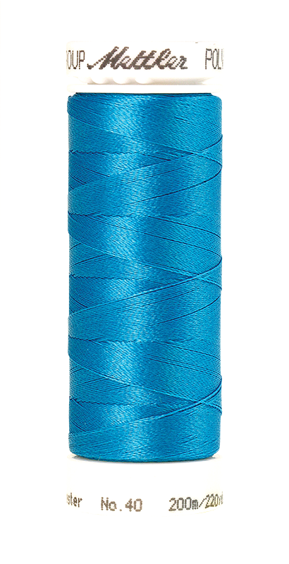 Amann Stickgarn Poly Sheen 200 Meter Wave Blue Farbe 4101